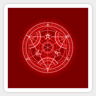 Human Transmutation Circle -red- Magnet